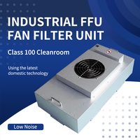 Unit Filter Kipas Berisik Rendah Dengan Filter ULPA H14 HEPA, Unit Filter Kipas Flow Hood untuk Berbagai Jenis Ruang Bersih FFU untuk Ruang Bersih