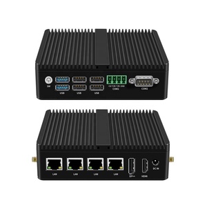 12th Gen N100 Mini PC 8GB <span class=keywords><strong>DDR4</strong></span> 128GB SSD 4LAN Mini Firewall Router Home Office Server Win11 Mini computadora industrial sin ventilador - Product Image 1