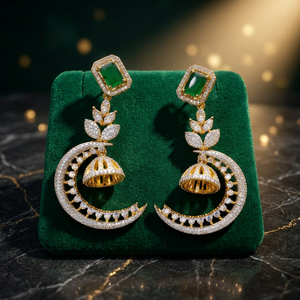 Pendientes de Perlas y Piedras con Baño de Plata, Estilo Étnico Tradicional, de Alta Calidad y a la Moda, Certificados por Terceros para Mujer - Product Image 3