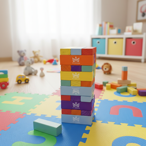 Tour de blocs en bois rectangulaire avec dés, dominos, blocs de construction, <span class=keywords><strong>cubes</strong></span> en bois naturel, ensemble de <span class=keywords><strong>cubes</strong></span> en bois, blocs à <span class=keywords><strong>empiler</strong></span> - Product Image 5