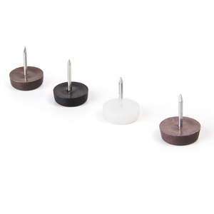 Nhựa leveler Shim đồ nội thất chân 5 mét chiều cao Mini levelers Glide đen trắng nhỏ Vòng cơ sở san lấp mặt bằng cho ghế tủ bàn - Product Image 1