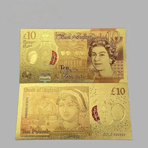 Billete <span class=keywords><strong>de</strong></span> Banco <span class=keywords><strong>de</strong></span> Inglaterra 2026, 2 Libras, Chapado en Oro <span class=keywords><strong>de</strong></span> 24K, Grabado en Relieve, Hecho a Mano, Ecológico, <span class=keywords><strong>Billetes</strong></span> Conmemorativos para <span class=keywords><strong>Coleccionistas</strong></span> - Product Image 6