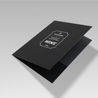 Porte-documents de luxe personnalisés avec fentes pour cartes, présentation professionnelle, gaufrage doré, papier de qualité, papeterie, documents