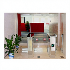 Barrière de contrôle d'accès intérieure entièrement automatique certifiée CE avec RFID, en acier inoxydable 304, anti-tailgating, tourniquet à bas prix - Product Image 1