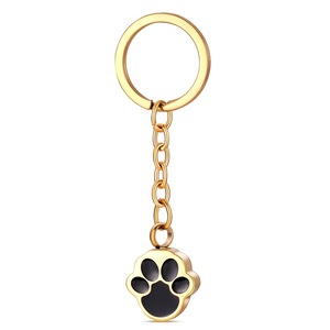 Gantungan Kunci Mini Anti Air dari Baja Tahan Karat untuk Abu Jenazah Hewan Peliharaan Kucing dan Anjing dengan Desain Cakar Kartun - Product Image 5