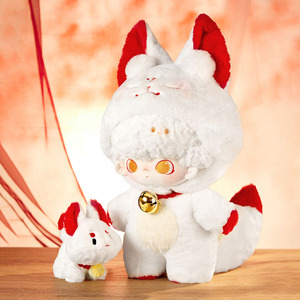 Tienda oficial de POP MART DIMOO No One's Gonna Sleep Tonight Series 40cm muñeca de algodón Fox Spirit acción <span class=keywords><strong>Mini</strong></span> figura lindo juguete - Product Image 3