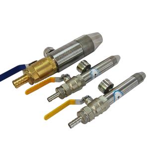 6,3mm 12,5mm IPX5/IPX6 Wasserdichte Handkopf-Wasserstrahl düse aus Edelstahl für Maschinen prüfgeräte für elektronische Rohre - Product Image 1