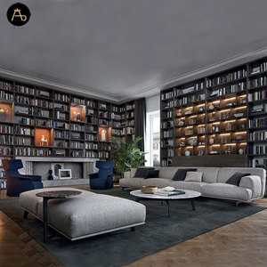 Conjunto de Sofás Seccionales de Estilo Nórdico, Sofá Moderno de Tela para Sala de Estar - Product Image 2