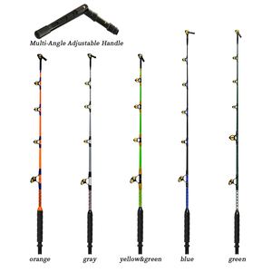 Caña de Pesca de Agua Profunda con Ajuste Multiángulo, Caña de Trolling con Mango Metálico para Atún y Marlín - Product Image 2