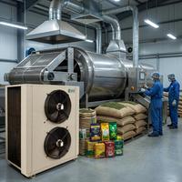 Industriële fruitdroogmachine met grote capaciteit, warmtepompdehydrator voor fabrieken