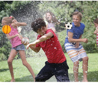 Juego de Cuatro Pelotas de Agua para Deportes Acuáticos, para Niños, Playa, Piscina, Interacción Padres-Hijos, Ejercicio y Juego