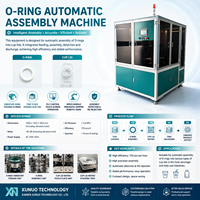 Technologie d'automatisation XUNNUO : Machine d'assemblage de joints toriques pour couvercles de tasses, 720 PCS/H