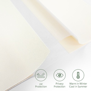 Persianas Enrollables de Poliéster Opacas Personalizadas de Moda para Dí<span class=keywords><strong>a</strong></span> y Noche, Sistema de Control de Resorte Inalámbrico, Persianas Modernas Tipo Zebra para Ventanas - Product Image 3