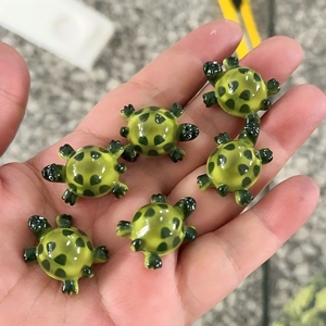 Decorazioni terrario in resina tartarughe graziose Mini tartarughe verdi figurine per la decorazione della festa del paesaggio del giardino delle fate - Product Image 2