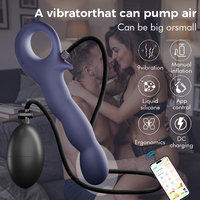 Fabrikgefertigter Silikon-Erweiterungs-Analplug mit App-Steuerung und Vibration