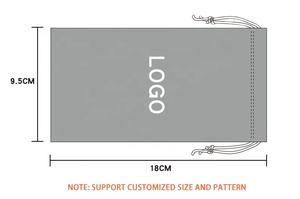 Pochette à lunettes personnalisée Chiffon de nettoyage Sac de poche portable pour lunettes Chiffon de nettoyage en microfibre pour lunettes avec pochette - Product Image 6