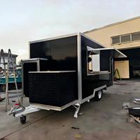 SANSHELL FS400 Camion de restauration mobile multifonctionnel moderne pour café, restauration rapide, hot-dogs, glaces et snacks, construction en acier inoxydable