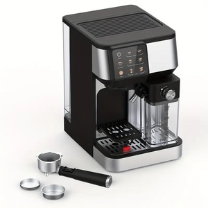 Macchina per Espresso <span class=keywords><strong>Elettrica</strong></span> Programmabile One-Touch con Montalatte Automatico, 20 Bar, per Cappuccino e Latte, in Acciaio Inox - Product Image 2