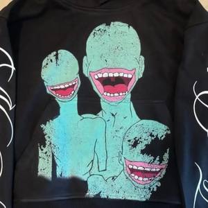 เสื้อฮู้ดกันหนาวผ้าฝ้ายพิมพ์ลายกราฟิก DTG สำหรับผู้ชายเครื่องแต่งกายแนวสตรีทแวร์ผ้าคอตตอนเฟรนช์เทอร์รี่450 - Product Image 3