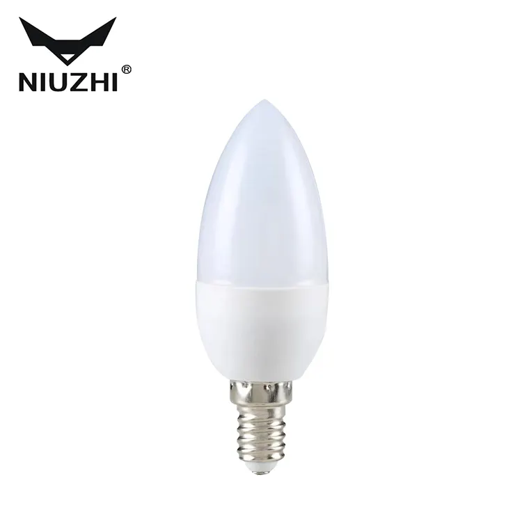 NIUZHI Lighting Customized Workshop Home Bedroom Office E14 E27 5w 7w Led Candle Bulb Light