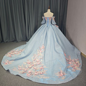 Jancember 6751 Fée Fleur Florale Empire Occasion Bat Mitzvah Princesse Robes De Soirée - Product Image 5