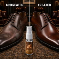 Essence Rénovatrice pour Cuir Industriel Écologique, Formule Modifiée Invisible à la Nano-Micro-silice Céramique, Liquide Vert Pastel