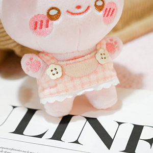 Custom Plush Keychain Kawaii Bunny Plush Keyring Charm <strong>Bag</strong> Ornament for Ladies Mini Size Handmade Rabbit Soft Toy - Product Image 3