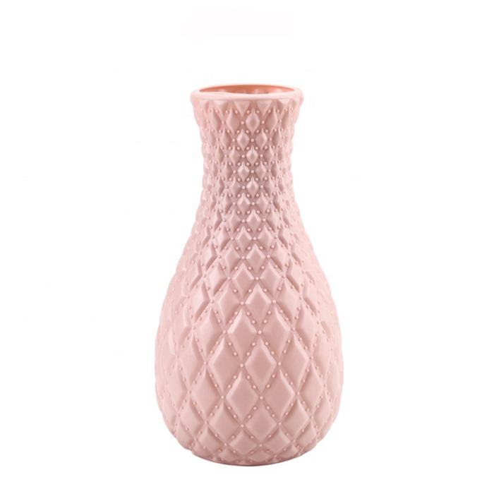 Элегантный держатель для цветов в скандинавском стиле, украшение для свадебной вечеринки, небьющаяся пластиковая ваза для цветов