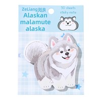 Bloc-notes autocollant à thème chien mignon pour le bureau et les études