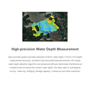Sondeur écholocalisatrice portable haute précision <span class=keywords><strong>Alpha</strong></span> Wi à double fréquence, sondeur de profondeur professionnel <span class=keywords><strong>pour</strong></span> les relevés hydrographiques - Product Image 5