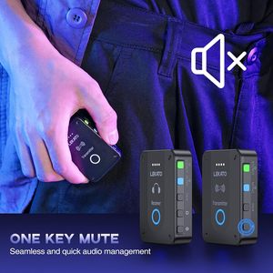 Lekato Wireless In Ear Monitor <b>System</b> 2.4G <b>Stereo</b> Transmitter Receiver For Stage Audio Use - Product Image 5