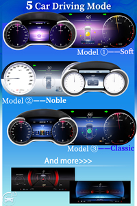 Panel <span class=keywords><strong>de</strong></span> Instrumentos Digital Virtual LCD para Mercedes Benz Clase R 2006-2017, Pantalla <span class=keywords><strong>de</strong></span> Velocímetro, Pantalla Multimedia - Product Image 3