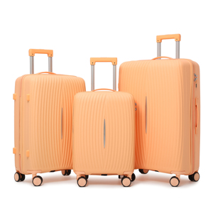 Large Luxury Modern 3pcs PP Luggage Suitcase <strong>Trolley</strong> Bags 20/24/28inch Casters Lock Drawbars ROHS Certified Travel - Product Image 3