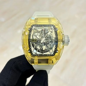 Reloj Mecánico Automático de Lujo con Caja de Zafiro Amarillo, Diseño de Esqueleto, Reserva de Energía, Resistente al Agua 50 Bar - Product Image 2
