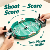 Mini jeu de football de table portable, jouet de combat de football de bureau, matériau ABS, jeu interactif parent-enfant, jeu de compétition pour enfants