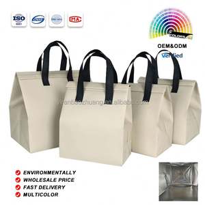 Sac isotherme de gros en PP non tissé avec poignée, sac fourre-tout thermique et imperméable réutilisable en stock - Product Image 1