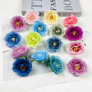 ช่อดอกคามีเลียประดิษฐ์สวยงาม ขนาดเส้นผ่านศูนย์กลาง 5.5 ซม. สำหรับตกแต่งงานแต่งงาน ตกแต่งบ้าน อุปกรณ์ประกอบฉาก DIY วัสดุทำเครื่องประดับผม - Product Image 1