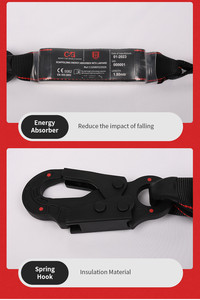 Cordão De Segurança De Isolamento Elétrico Arnês De Absorbersafety De Energia Dielétrica - Product Image 4