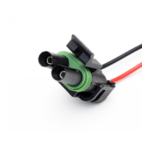 Kabel Konektor Pigtail 15CM 2 Pin Jantan Betina Berjaket PVC Konduktor Tembaga Berlapis Timah untuk Lampu LED Strip