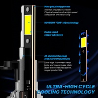 Novsight N72 voiture LED ampoule Kit 360 Luces H4 H11 9005 9006 Canbus Luz 15000 Lumens H7 Autoheadlight modèle A4 nouveau