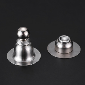 Tope de Puerta Magnético de Acero Inoxidable, Montado en la Pared, con Forma de Campana, Anticolisión, Diseño Moderno y Simple - Product Image 3