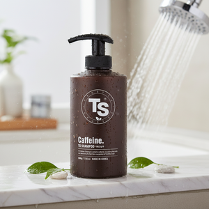 TS Caffeine <b>Shampoo</b> 500ml Organic Korean Cosmetics for Hair Care and Scalp Health Anti-Hair Loss and Hair Regrowth Made in Korea - Product Image 3