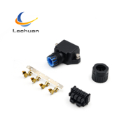 Conector de Alimentación de 6 Pines LC02-06P de Fábrica para Motor Servo Leadshine XINJE, Compatible con CABLE-RZSH, Automatización Industrial