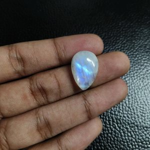 Natural <b>Rainbow</b> Moonstone Cabochon 15Ct 20x14mm Loose Gemstone Bulk Supplier Manufacturer India - Product Image 4