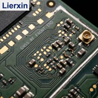 Lierxin ENIG BeiDou GPS double fréquence haute précision RTK GNSS Positionnement Rogers RO4003C 1oz PCB en cuivre 4 couches L1 L2 B1 B2