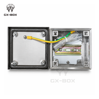 Boîtier métallique en acier inoxydable OEM, boîte de commande murale à porte simple, boîte de jonction électrique industrielle