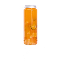 Vente en gros Boîte de jus de fruits transparente pour animaux de compagnie à ouverture facile 330ml 500ml 650ml Boîtes de conserve en plastique vides personnalisées avec couvercle