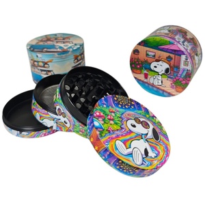 Snoopy Themed Round Paper Storage Containers Colorful Cartoon Design for Organizing and Decorative Use - Product Image 5