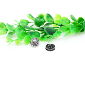 Perles entretoises en acier titane style rétro punk tête de mort pour la fabrication de bracelets, perles rondes en métal, accessoires de bijoux en acier inoxydable - Product Image 3