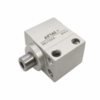 Mini Cilindro Neumático MU10X4, Cilindro de Aire Compacto de 10 mm de Diámetro y 4 mm de Carrera para Equipos de Automatización